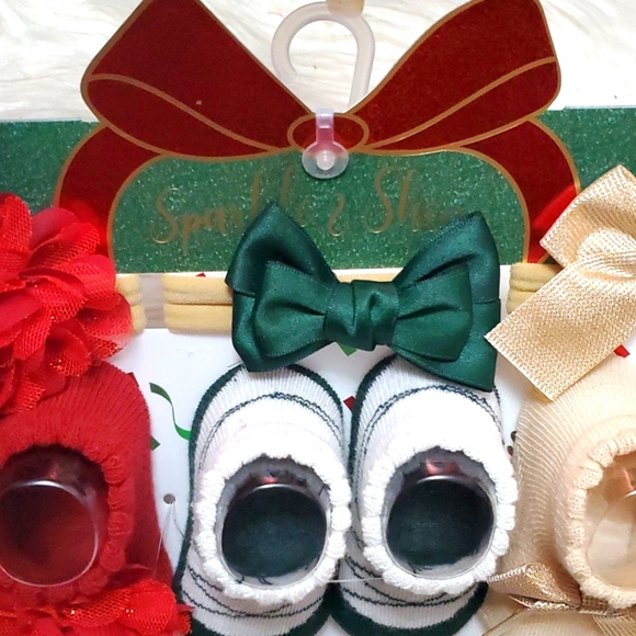NWT: SPARKLE & SHINE HEADBAND & BOOTIE GIFTSET - Picture 5 of 5